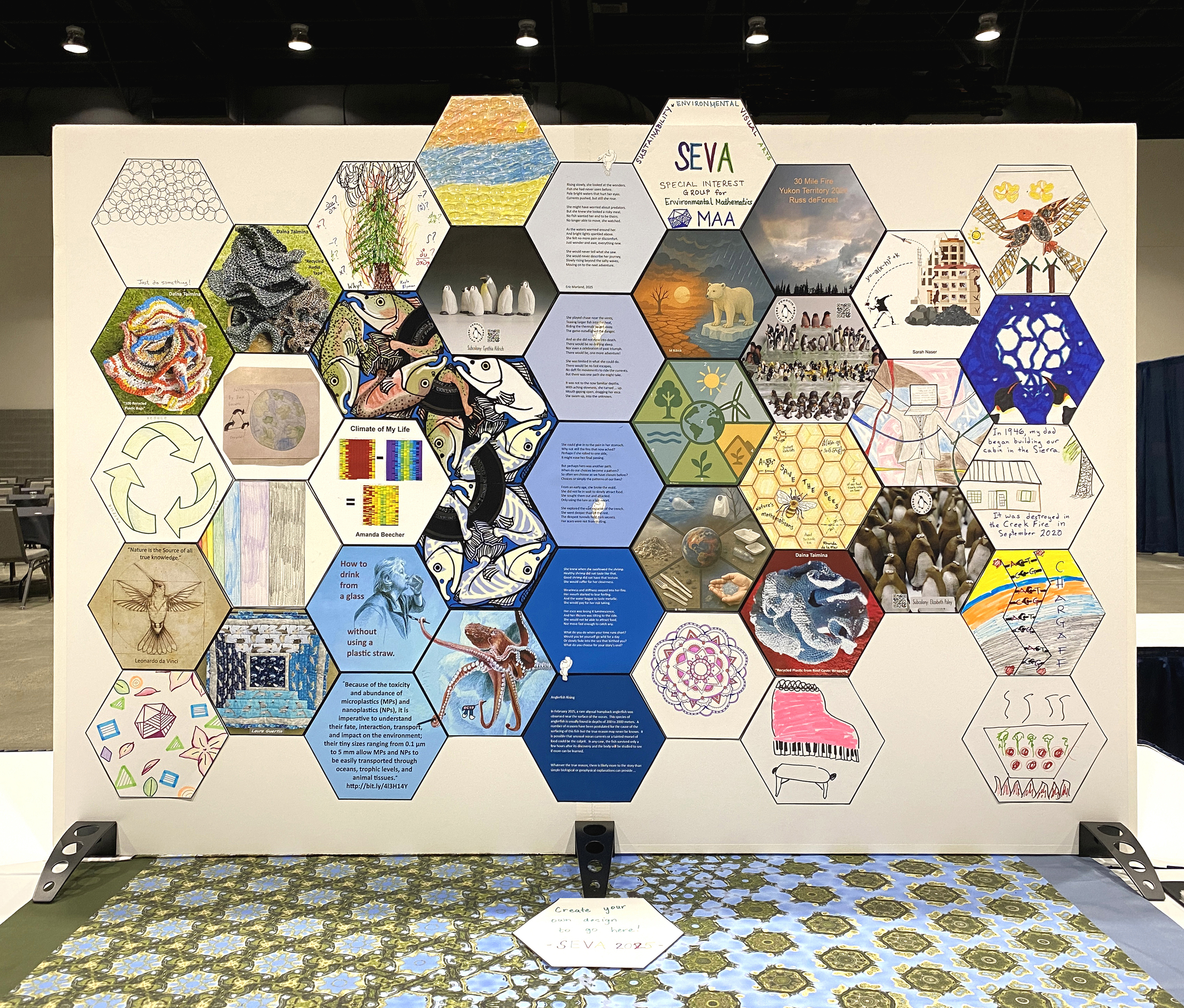 SEVA Hexagon Installation at MathFest 2025