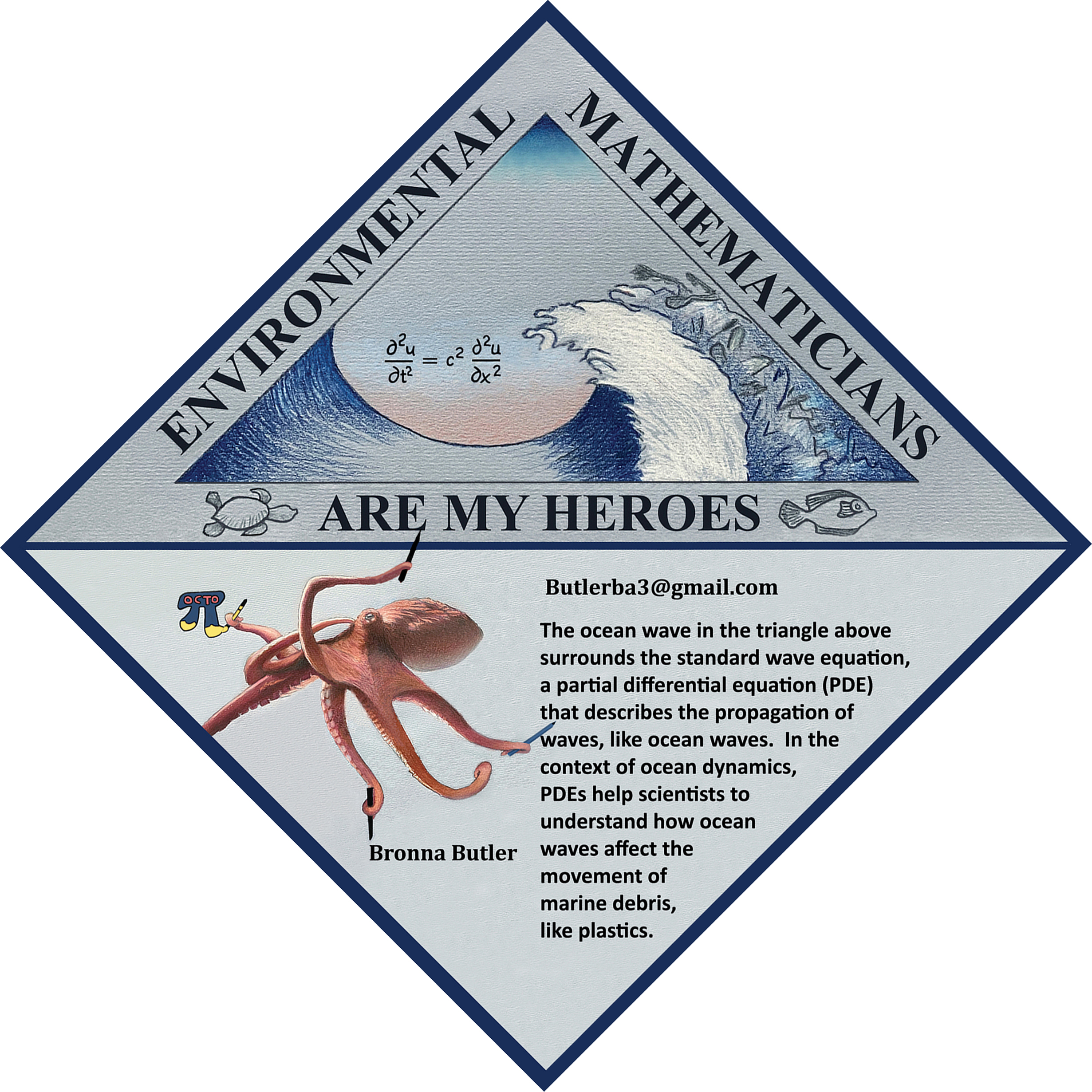 Example SEVA 2026 diamond artwork by Bronna Butler - Environmental Mathematicians Are My Heroes