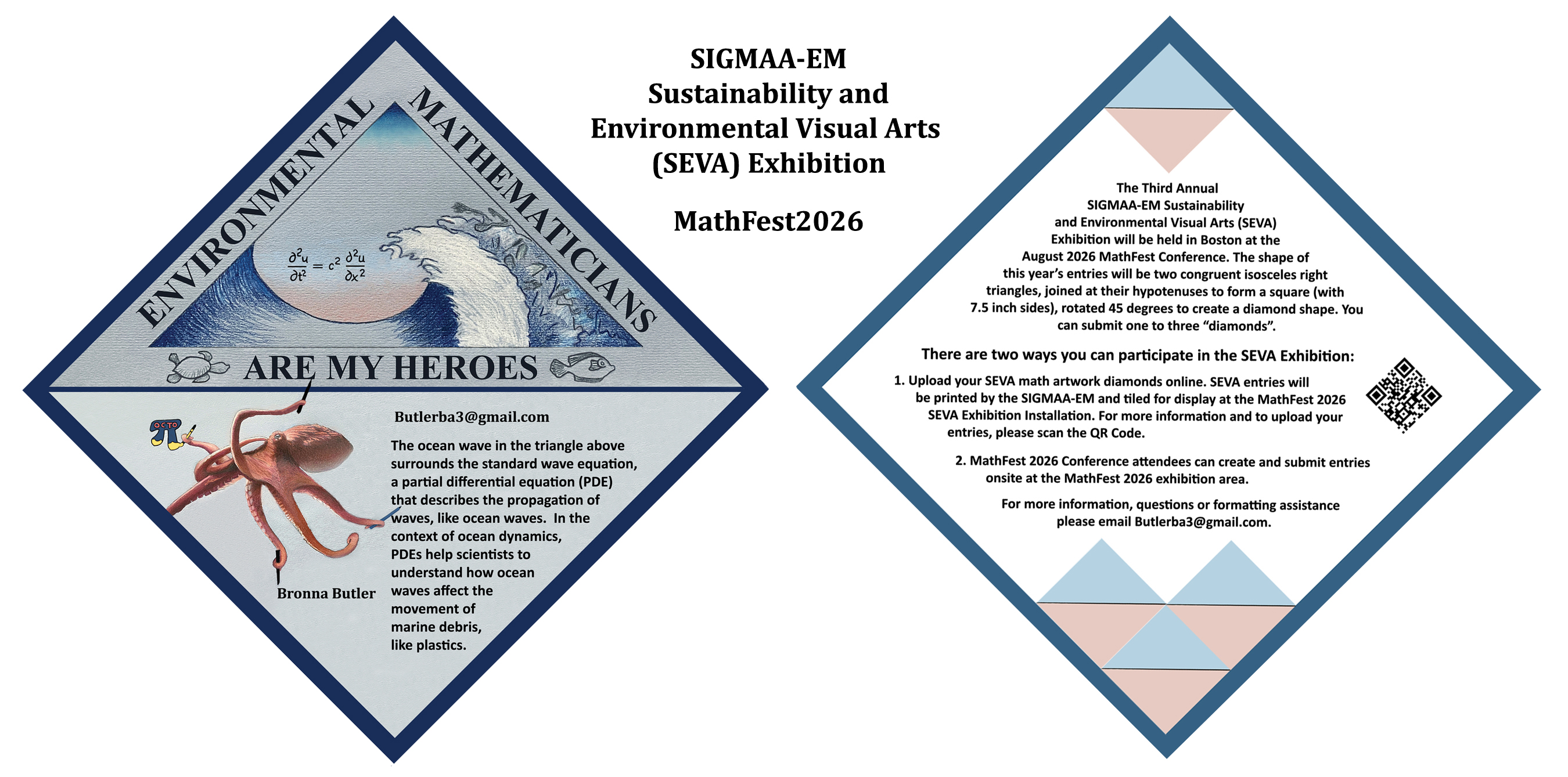 SEVA 2026 promotional diamond piece front and back