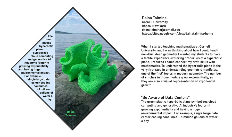 Green 7 by Daina Taimina